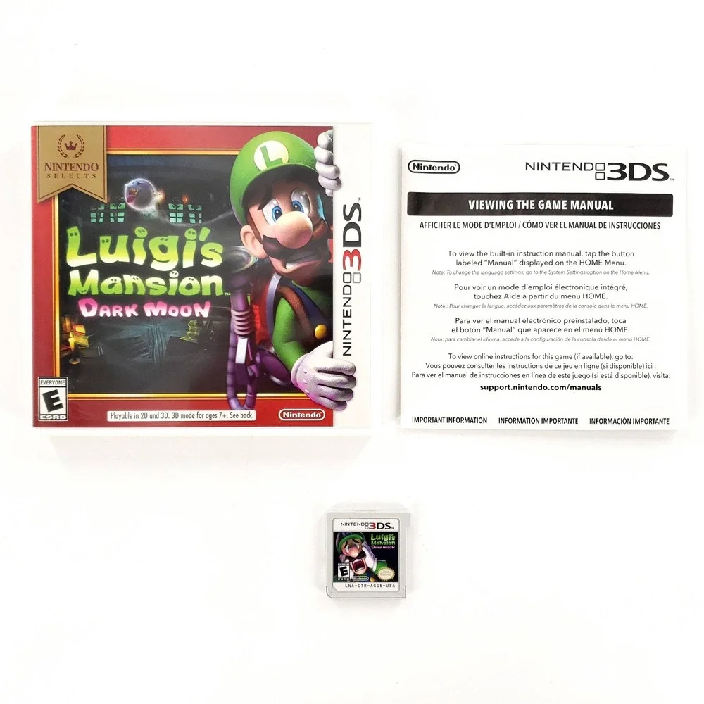 Luigi's Mansion: Dark Moon Nintendo 3DS Complete Tested & Works